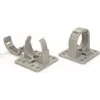 HellermannTyton CTCC-IWS17-MB43-PA66/6HIRHS-GY Wellrohrhalter, Klebebasis, 17 mm, grau