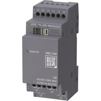 Siemens LOGO! DM8 6ED1055-1FB00-0BA3 Digital-Erweiterungsmodul 4DI/4DO Relais 115-230V AC/DC