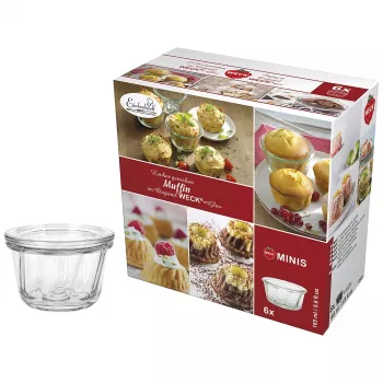 WECK Rundrandglas Muffin 165ml 6er-Set
