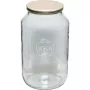 WECK Rundrandglas 3L mit Holzdeckel