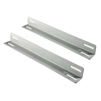 ALLNET ALL-S0002110 19-Zoll Rack-Schienenset, verstellbar 400-600 mm, schwarz, 1 Paar