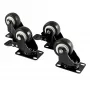 ALLNET 19 inch Zubehör Rollensatz (Rollen), 75 mm Höhe, für SNB Serie