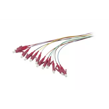 Synergy 21 LWL-Pigtail LC 50/125 µm OM4 2 m 12er-Pack farbig