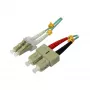SYNERGY21 S216761 Glasfaser-Patchkabel 15 m OM3 LC-SC Duplex Türkis