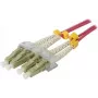 SYNERGY21 Fiber Optic Patch Cable 15 m LSZH OM4 LC Duplex Violet (S216770)
