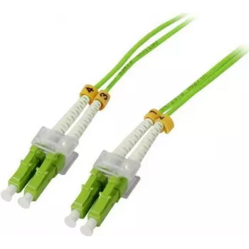 SYNERGY21 Fiber Optic Patch Cable 40m LC-LC Duplex OM5 50/125µm LSZH Lime Green
