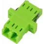 SYNERGY21 LC-LC Duplex Multimode OM5 Glasfaser-Adapter Kupplung Female zu Female Keramikhülse Grün