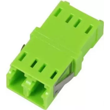 SYNERGY21 LC Duplex Multimode Fiber Optic Coupler OM5 Lime Green (S215509)
