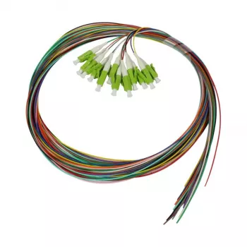 SYNERGY21 LC Pigtail 50/125µm OM5 2m 12er-Pack farbcodiertes Innenkabel