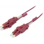 SYNERGY21 Glasfaser-Patchkabel 15m LC-LC Duplex OM4 Uniboot Drehbar Push/Pull 2mm - Multimode-Faser (S215558)
