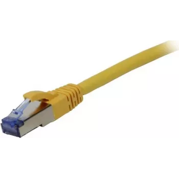 SYNERGY21 Patchkabel RJ45 - CAT6A 500MHz - 10m - Gelb - S/FTP (S-STP) - GHMT zertifiziert