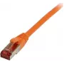 SYNERGY21 Patchkabel RJ45 - CAT6 250MHz - 10m Orange - S/FTP (S-STP) - TPE/LSZH (Superflex)