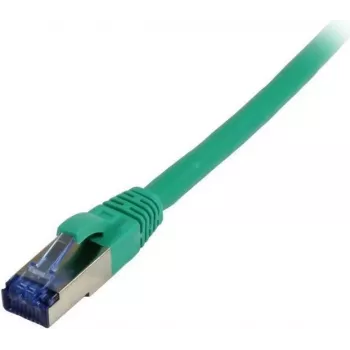 SYNERGY21 Cat6a S/FTP Patchkabel 15m Grün TPE Superflex AWG26