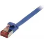 Synergy 21 Patchkabel RJ45, CAT6 250MHz, 10m Blau, FTP (U/FTP), TPE (Superflex), Flach