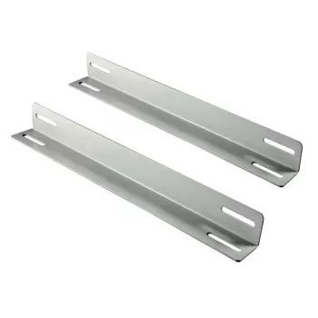 ALLNET ALL-S0002111 19-Zoll-Schrank-L-Schienen, 550 mm, hellgrau, 1 Paar