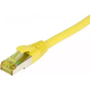 SYNERGY21 Patchkabel RJ45, CAT6A 500MHz, 30m, Gelb, S/FTP, TPE/LSZH Ultraflex, AWG26, mit CAT7-Rohkabel