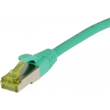 SYNERGY21 Patchkabel RJ45, CAT6A 500MHz, 20m, Grün, S/FTP, TPE/LSZH (Ultraflex), AWG26, mit Cat.7 Rohkabel