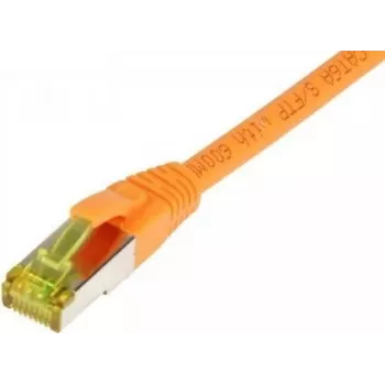 Synergy 21 Patchkabel RJ45 CAT6A 500MHz 20m Orange S/FTP TPE/LSZH Ultraflex AWG26