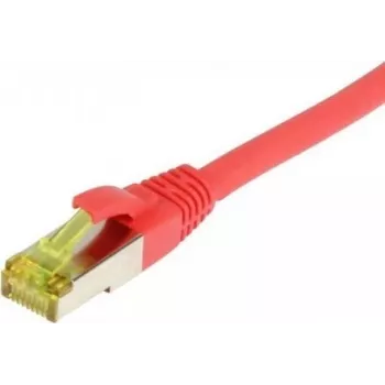 SYNERGY21 Patchkabel RJ45, CAT6A 500MHz, 5m, Rot, S/FTP, TPE/LSZH (Ultraflex), AWG26, mit Cat.7 Rohkabel