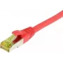 SYNERGY21 Patchkabel RJ45, CAT6A 500MHz, 5m, Rot, S/FTP, TPE/LSZH (Ultraflex), AWG26, mit Cat.7 Rohkabel