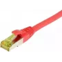 SYNERGY21 Patchkabel RJ45, CAT6A 500MHz, 25m, Rot, S/FTP, TPE/LSZH Ultraflex, AWG26, mit CAT7-Rohkabel