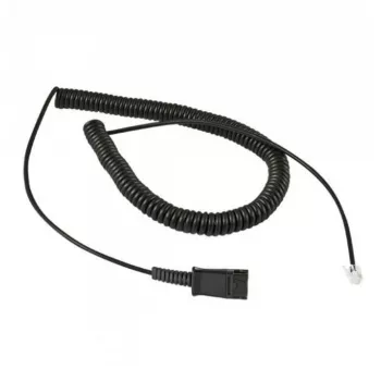 ALLNET Plusonic Headset-Adapterkabel Plantronics QD auf RJ9 Schwarz 0,6m (100-002-PA)