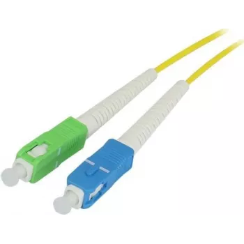 SYNERGY21 Glasfaser-Patchkabel 3m SC/APC-SC/APC OS2 Singlemode 9/125µm G.657.A2 2mm Biegeschutz