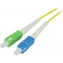 SYNERGY21 Glasfaser-Patchkabel 5m SC/SC APC OS2 G.657.A2 9/125µm Simplex LSZH 2mm