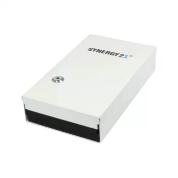 SYNERGY21 LWL Wandverteiler Mini (Aufputz), für LC/SC, B150/H265/T55mm, ohne Kupplungen/Spleißkassette, Weiß