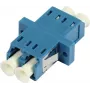 SYNERGY21 LC-LC Duplex Multimode OM2 Glasfaseradapter, Keramikhülse, PVC, Blau