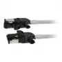 Synergy21 Patchkabel RJ45, CAT6A 500MHz, 2m, Grau, S/FTP, Slimline Rund d=4,5mm, TPE/LSZH (Superflex), AWG28, mit CAT7-Rohstecker, drehbarer Stecker