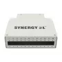 SYNERGY21 LWL Patch Panel für DIN-Schiene 12x LC Duplex / SC Simplex Adapter ohne Kupplungen - Kabel