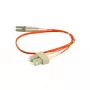 SYNERGY21 Fiber Optic Patch Cable 0,5m OM2 LC to SC Duplex Orange