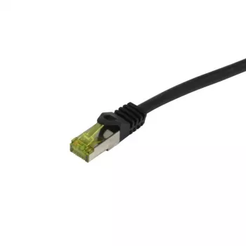 Synergy 21 Patchkabel RJ45 CAT6A S-STP (S/FTP) 500 MHz 12,5 m Schwarz PUR Innen-/Außen-/Industriebereich UV-/Wasser-/Ölbeständig AWG26 mit CAT7-Rohkabel