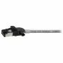 Synergy21 Patchkabel RJ45, CAT6A 500MHz, 0,15m, Grau, S/FTP, Slimline Round d=4,5mm, TPE/LSZH (Superflex), AWG28, mit CAT7-Rohmaterial, drehbarer Stecker