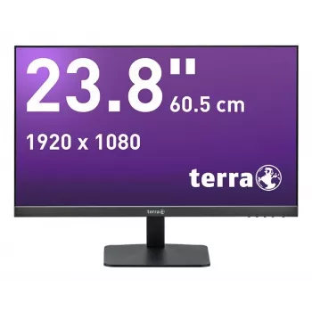 WORTMANN AG TERRA LCD/LED 2427W V3 IPS 23,8 inch Full HD Monitor, Schwarz, HDMI/DP/USB-C, GREENLINE PLUS