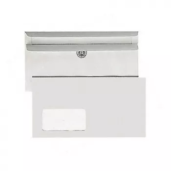 Bong Briefumschläge 125x235mm selbstklebend mit Fenster ultraweiß Kompaktbox 1000 Stück