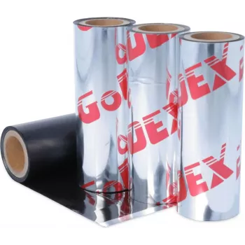 Godex Wax/Resin Thermal Transfer Ribbon 74mm x 74m Schwarz (245.057.074.4.05)