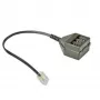 ROLINE Secomp Telefonadapter RJ-45 (M) auf TAE-NFN (F) Schwarz