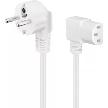 Goobay Netzkabel 3m Weiß
