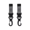 Lassig Casual Label Universal Kinderwagenhaken 2er-Set Schwarz LHO01