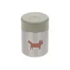 Lassig Thermobehälter Food Jar Little Forest Fuchs, 315 ml, doppelwandiger Edelstahl, auslaufsicher, grün