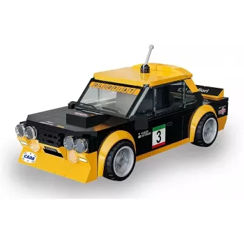 Jamara CaDA Fiat Abarth 131 1:24 Black Bricks Building Set (402921)