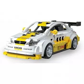 Jamara CaDA Opel Astra V8 Coupe 1:24 Weiß Bausteine-Set (212 Teile)