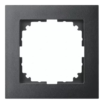 Merten System M Rahmen 1-fach Anthrazit Matt MEG4010-3603