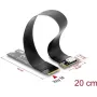 Delock M.2 Key M zu 1 x OCuLink SFF-8612 Konverter mit 20 cm Kabel