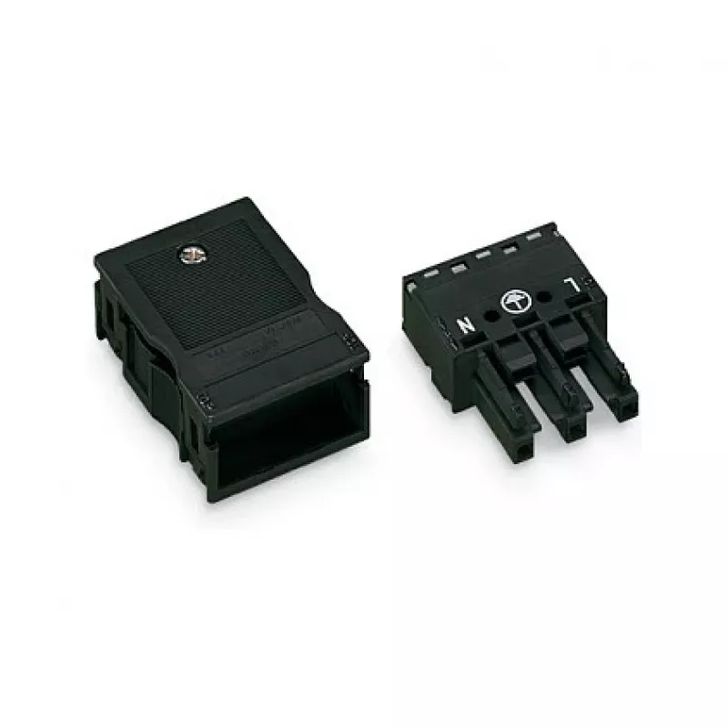 WAGO 770-103 WINSTA® MINI 3-poliger Steckverbinder, schwarz