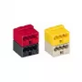 WAGO 243-212 PUSH WIRE® Verbinder, 2-Leiter, 6 A, 250 V, grau/gelb, Polyamid