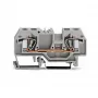 WAGO 282-901 3-Leiter CAGE CLAMP Klemmenblock, 10 mm², grau, DIN-Schiene 35