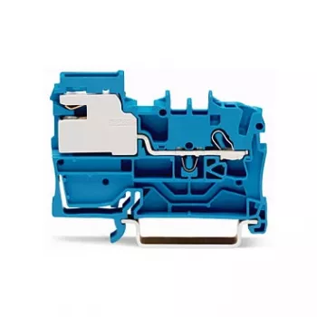 WAGO 2002-7114 2-Leiter Push-in Klemmenblock, 2,5 mm², 800 V, grau
